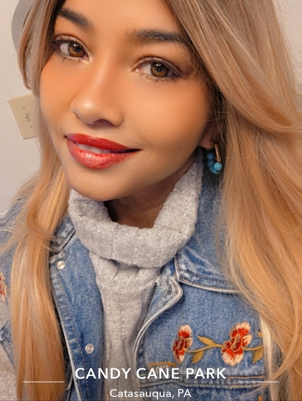 Embroidered Floral Denim Jacket